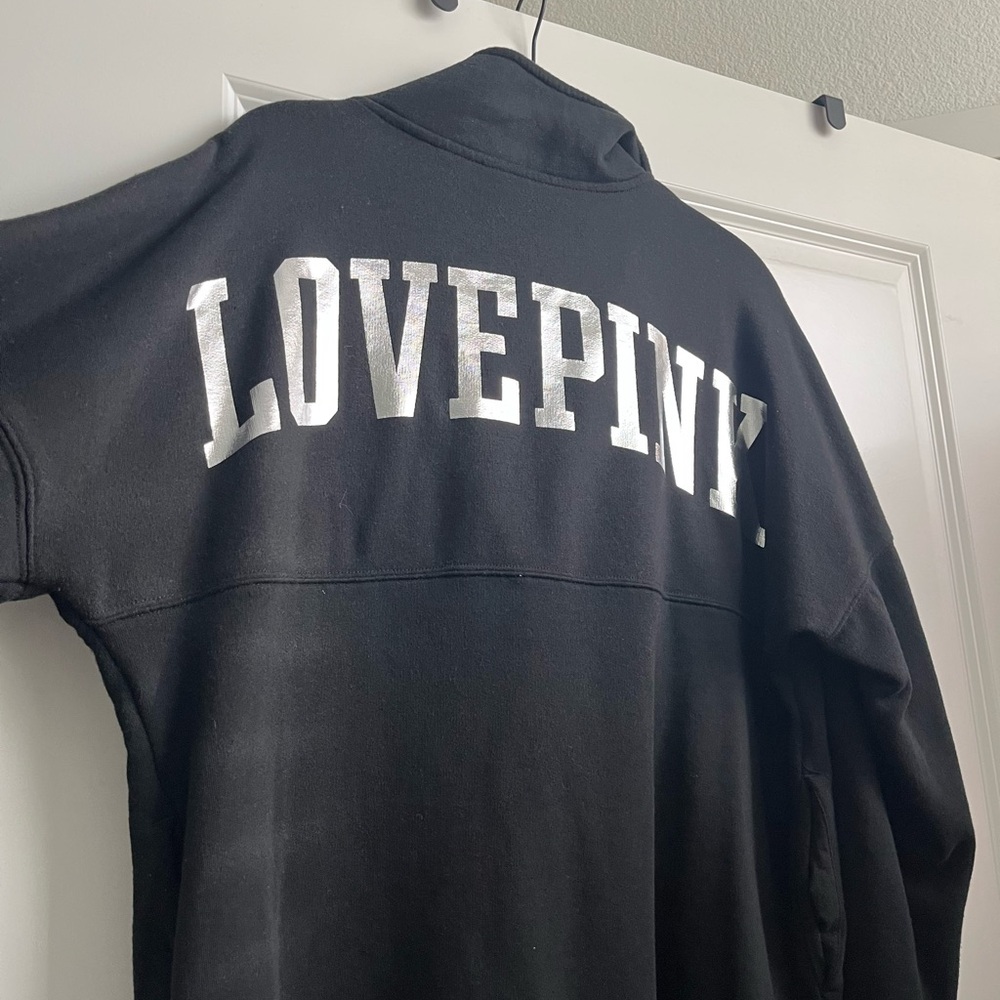 LOVE PINK Black Pullover Jacket